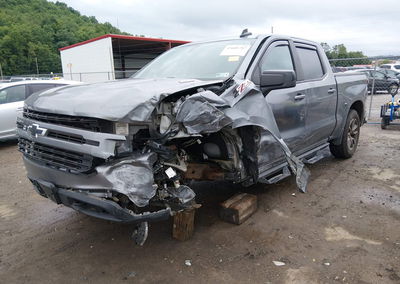 2020 Chevrolet Silverado 1500 4wd  Short Bed Rst, пошкодження: Передня частина, Iaai лот 45601787, фото 2 з 17