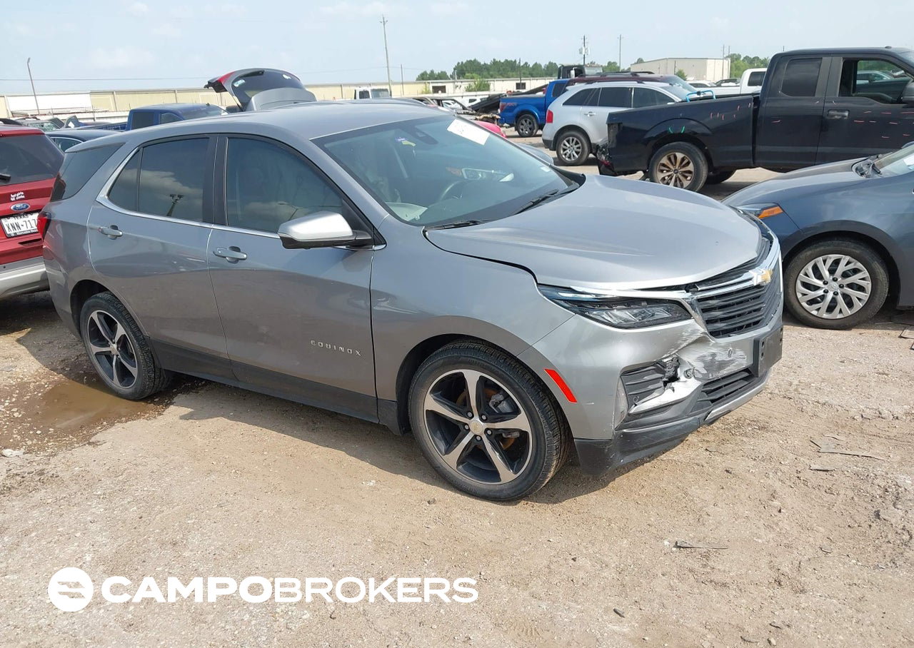 2023 Chevrolet Equinox Fwd Lt, daño Frontal, Iaai lote 45461366
