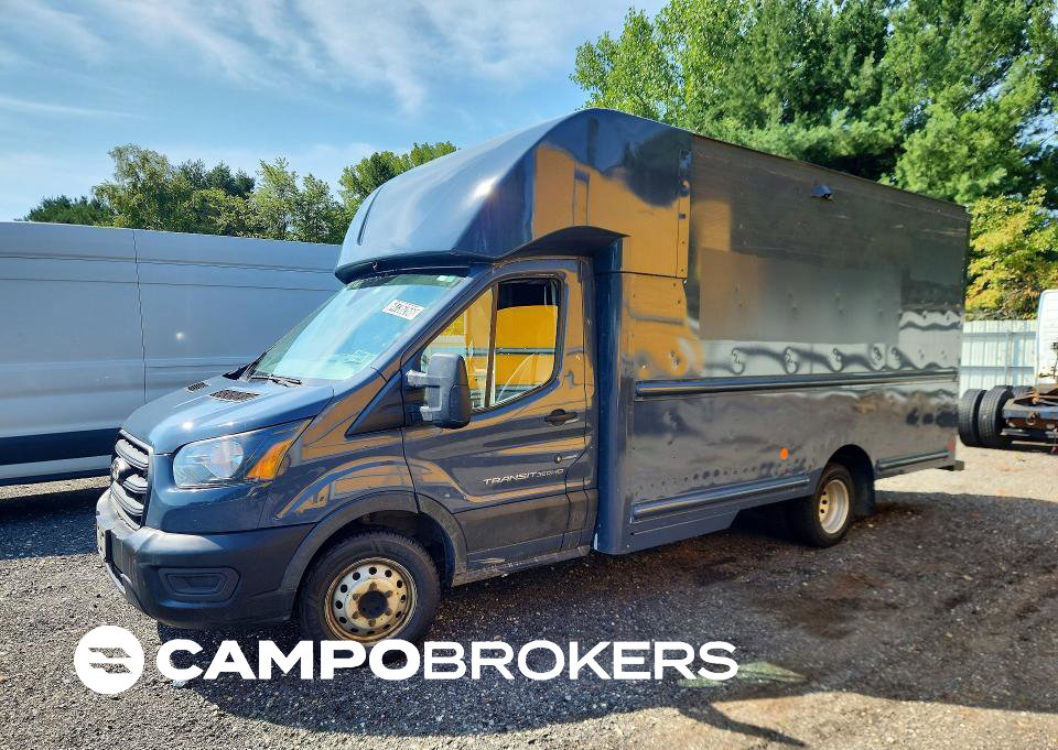 2021 Ford Transit Delivery Truck, Mechanical damage, Copart lot 64736266