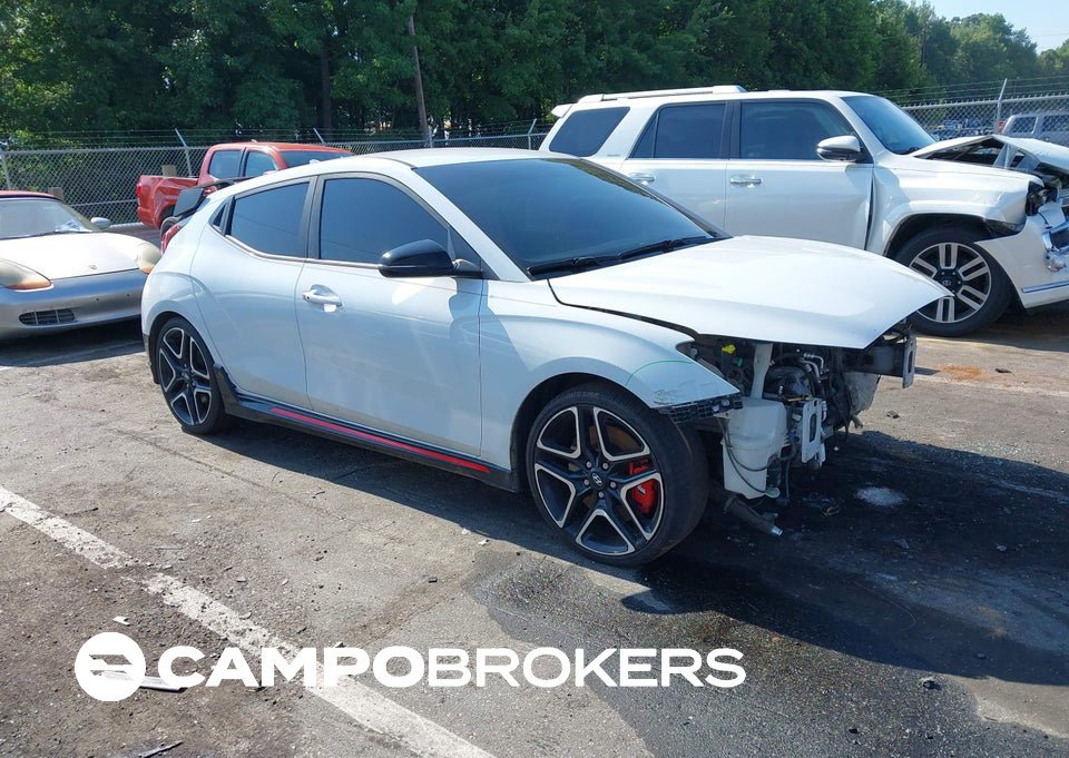 2020 Hyundai Veloster N, daño Frontal, Iaai lote 45595749