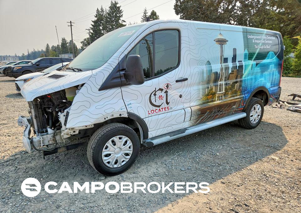 2024 Ford Transit T-250, daño Frontal, Copart lote 63571876