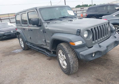 2020 Jeep Wrangler Unlimited Sport S 4x4, daño Lateral derecho, Iaai lote 45627560