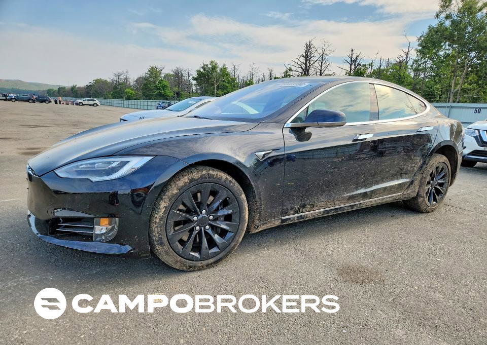 2019 Tesla Model S, daño Frontal, Copart lote 60489186