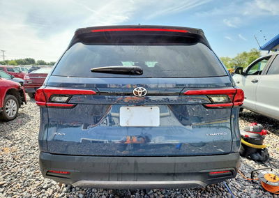 2024 Toyota Grand Highlander Limited, пошкодження: Дах, Copart лот 65864246, фото 6 з 6
