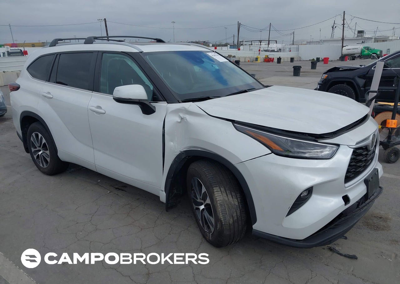 2024 Toyota Highlander Xle, пошкодження: Передня частина, Iaai лот 45483281