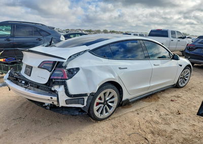 2023 Tesla Model 3, daño Trasero, Copart lote 62509566, foto 3 de 13