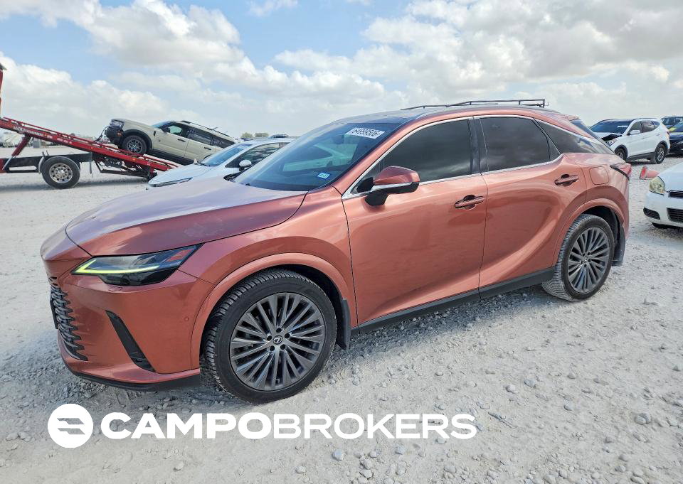 2023 Lexus Rx 350h Luxury, Rear End damage, Copart lot 64999506