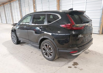 2020 Honda Cr-v Awd Ex-l, Front End damage, Iaai lot 45692063, photo 3 of 17