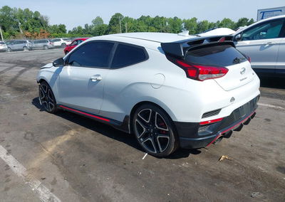 2020 Hyundai Veloster N, daño Frontal, Iaai lote 45595749, foto 3 de 6