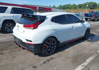 2020 Hyundai Veloster N, daño Frontal, Iaai lote 45595749, foto 4 de 6