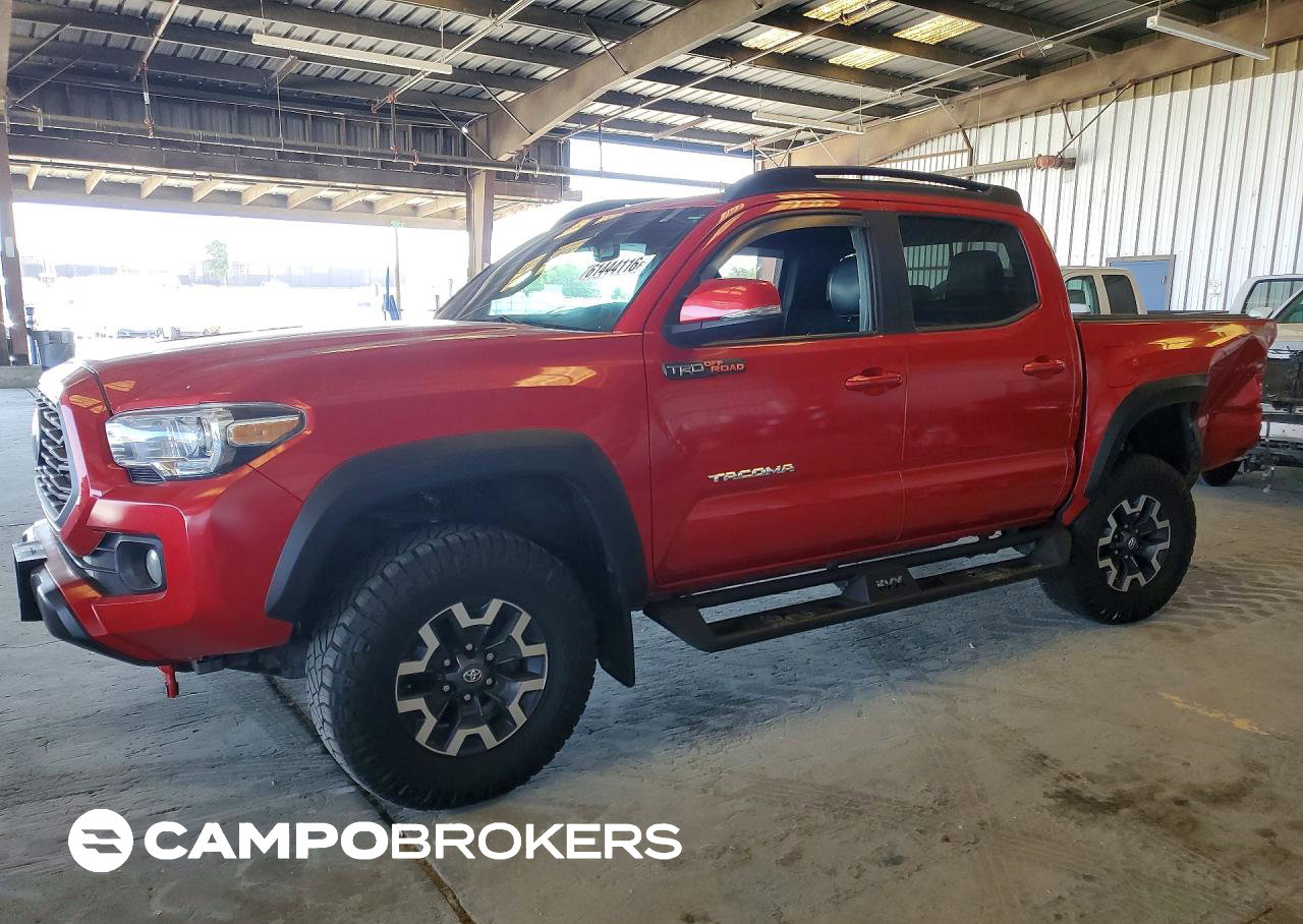 2022 Toyota Tacoma Trd Off-road, daño Trasero, Copart lote 61444116