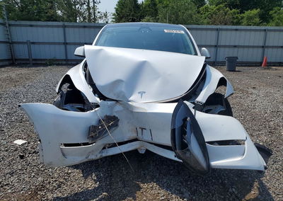 2025 Tesla Model Y, Front End damage, Copart lot 59261816, photo 5 of 14