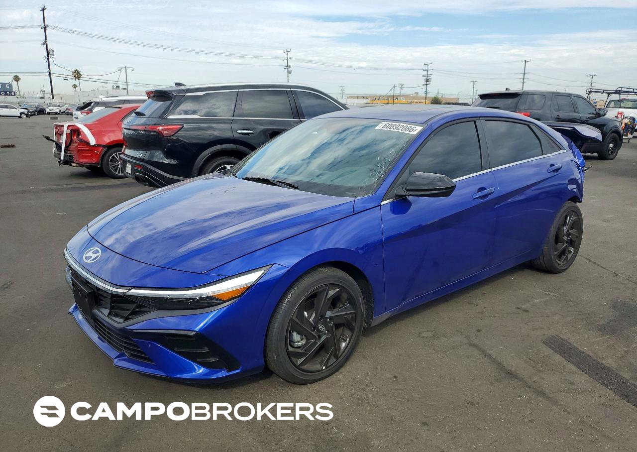 2026 Hyundai Elantra Sel Sport Premium, daño Trasero, Copart lote 60892086