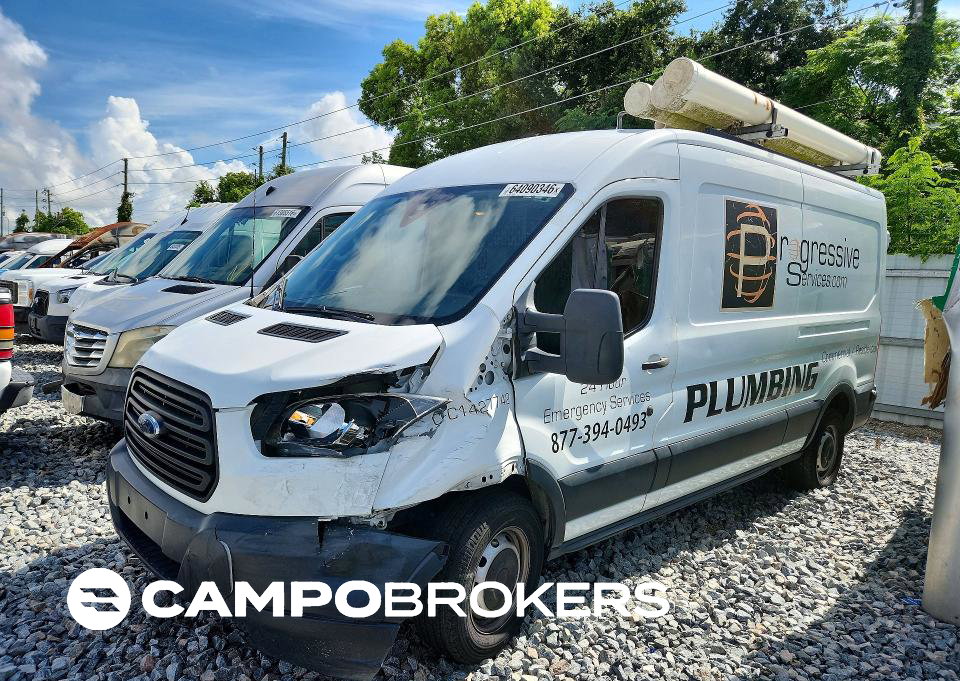 2019 Ford Transit T-250, daño Frontal, Copart lote 64090346