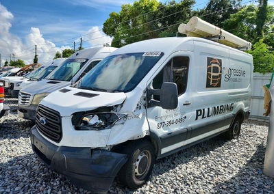 2019 Ford Transit T-250, Front End damage, Copart lot 64090346