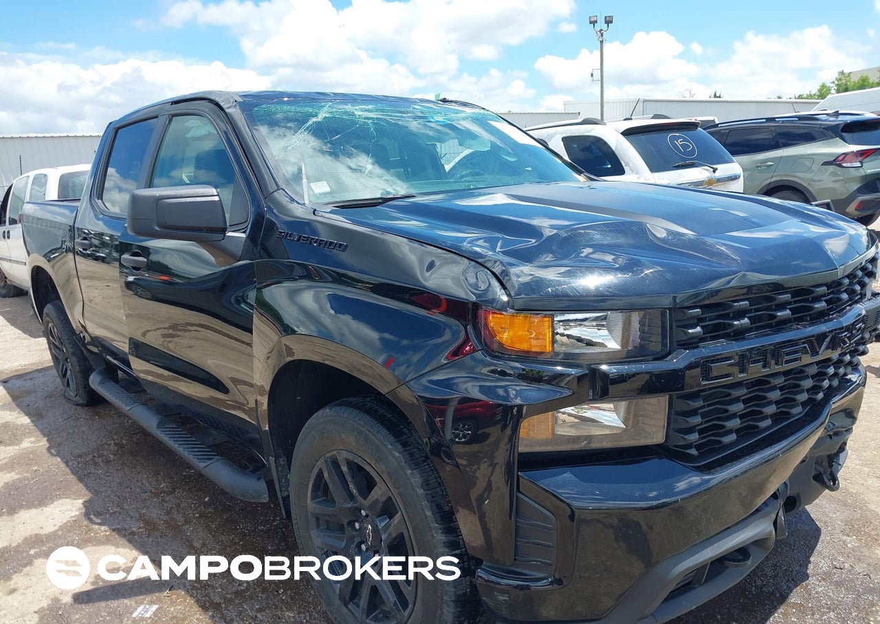 2021 Chevrolet Silverado 1500, daño Volcadura, Iaai lote 45235084
