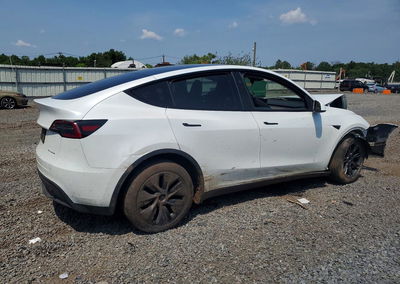 2025 Tesla Model Y, Front End damage, Copart lot 59261816, photo 3 of 14
