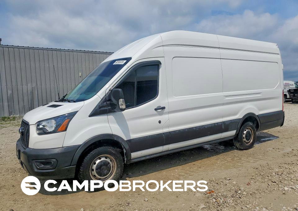 2021 Ford Transit T-250, daño Techo, Copart lote 60586036