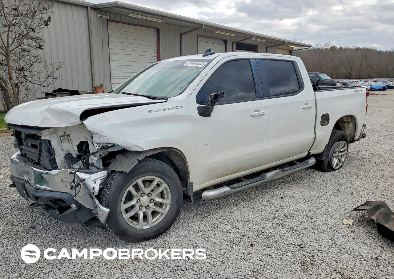 2019 Chevrolet Silverado K1500 Lt, uszkodzenie: Przód, Copart lot 77888505