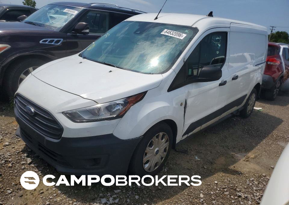 2022 Ford Transit Connect Xl Delivery Van, uszkodzenie: Bok, Copart lot 64632096