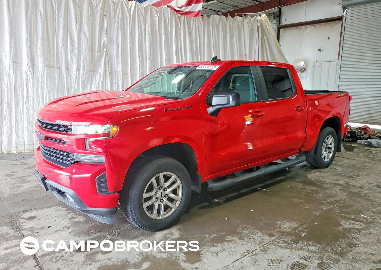 2020 Chevrolet Silverado K1500 Rst, uszkodzenie: Przód, Copart lot 62771556