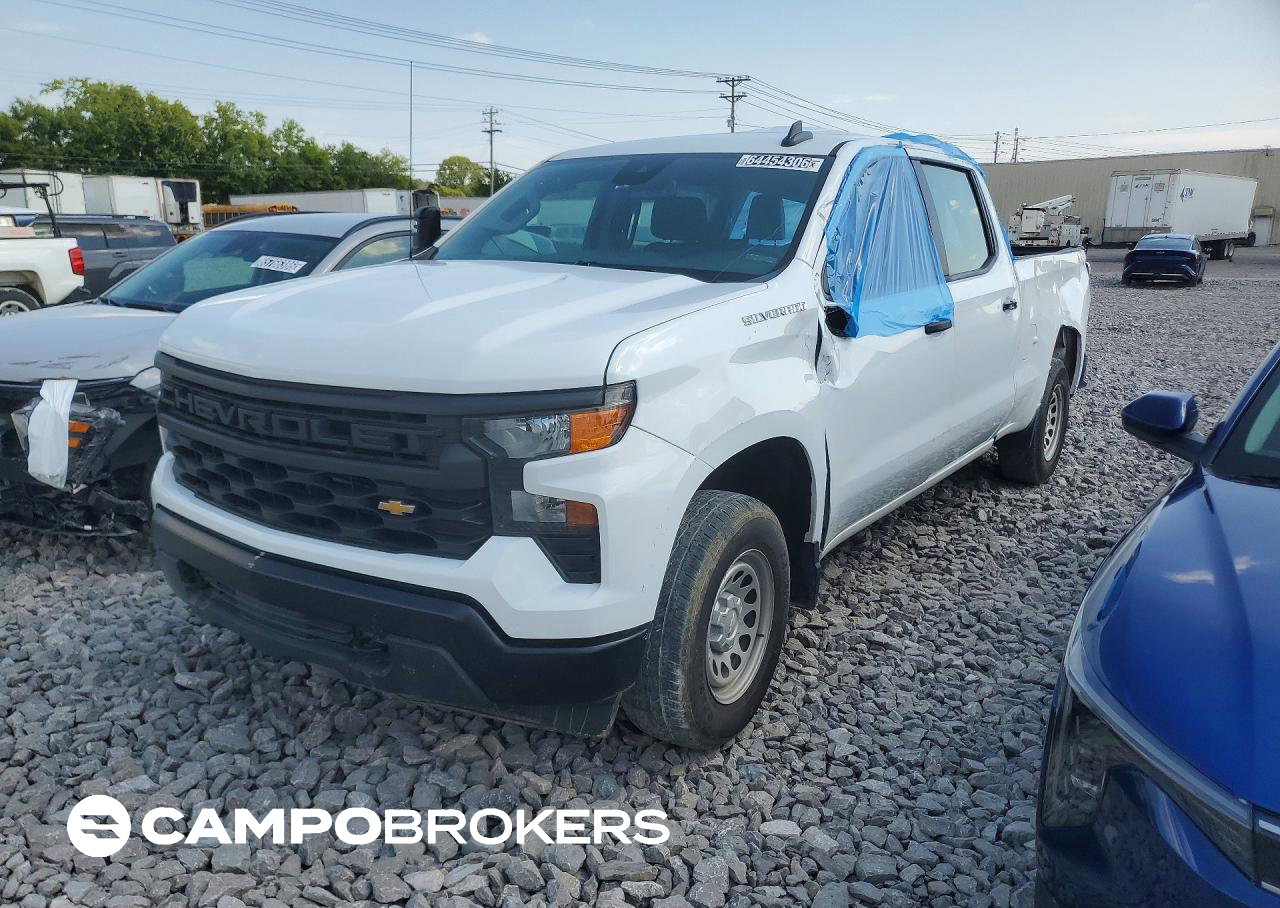 2024 Chevrolet Silverado K1500, daño Lateral, Copart lote 64454306