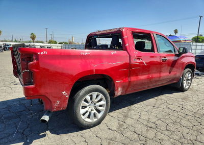 2021 Chevrolet Silverado C1500 Custom, daño Trasero, Copart lote 62822656, foto 3 de 6