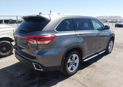 2019 Toyota Highlander Limited, daño Lateral izquierdo, Iaai lote 45458316, foto 4 de 6