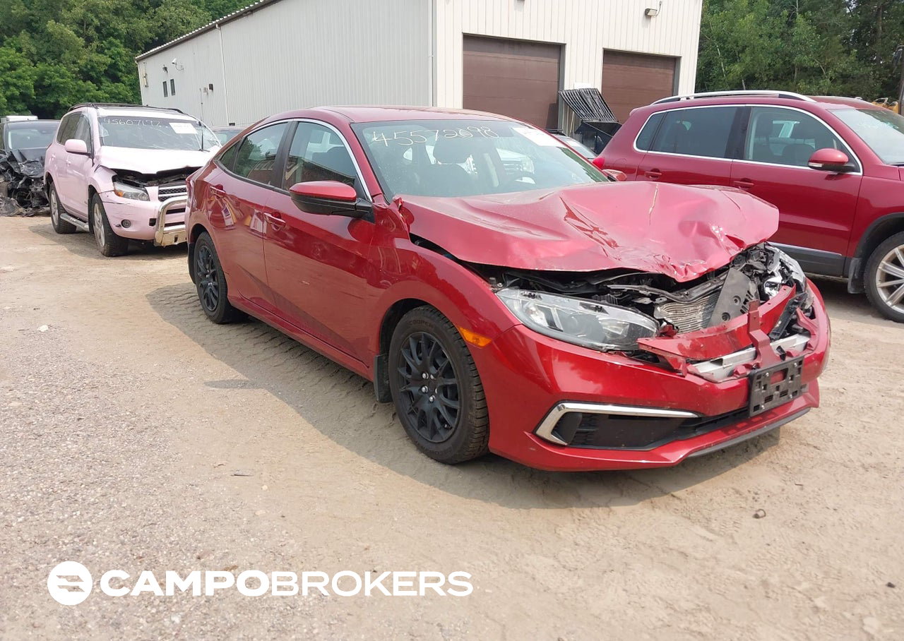 2020 Honda Civic Lx, uszkodzenie: Przód, Iaai lot 45572098