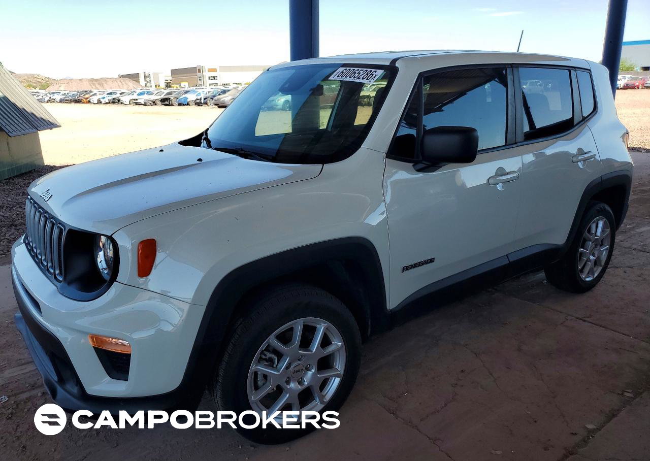 2023 Jeep Renegade Latitude, daño Desvalijado, Copart lote 60065286
