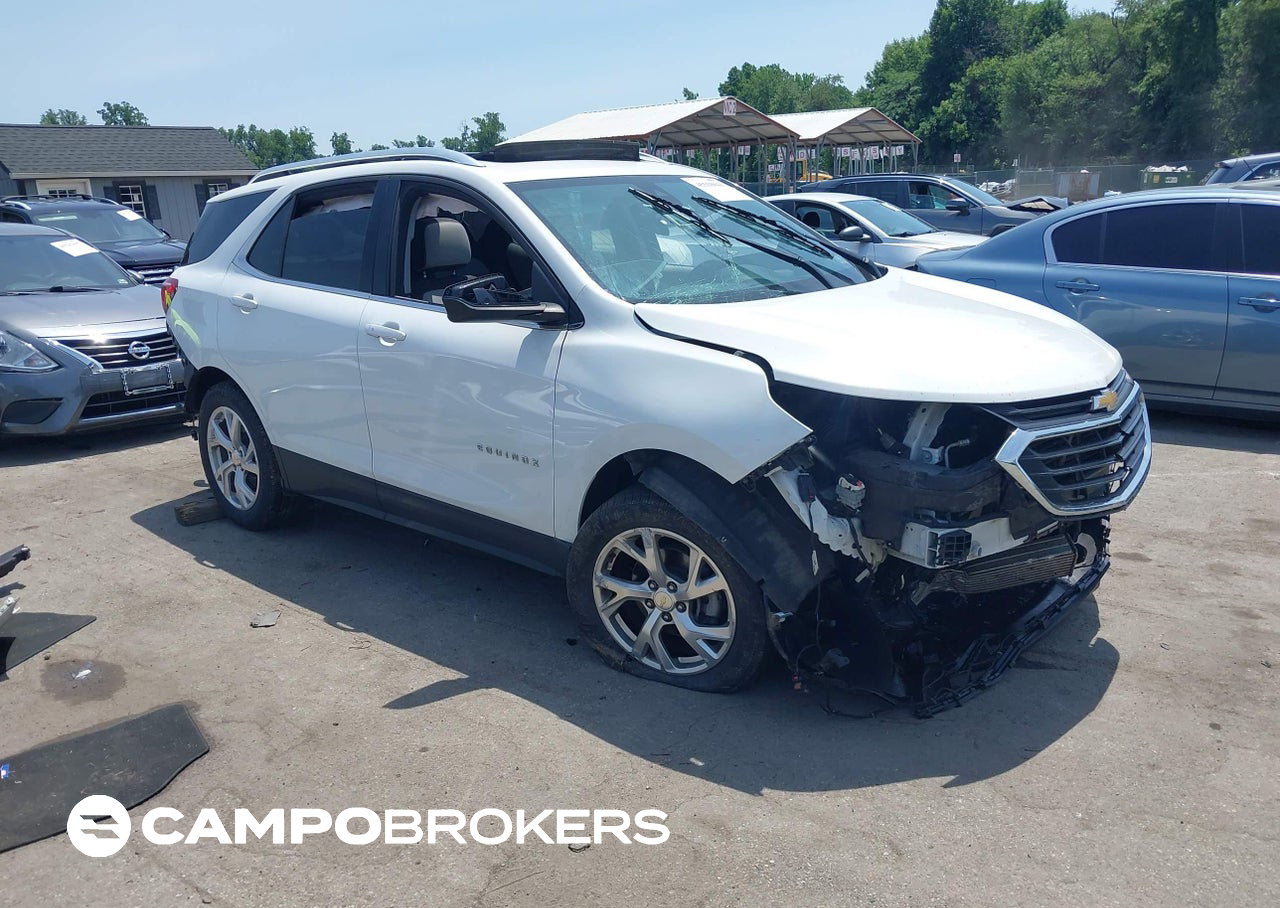 2020 Chevrolet Equinox Awd Lt 1.5l Turbo, uszkodzenie: Lewy bok, Iaai lot 45518041