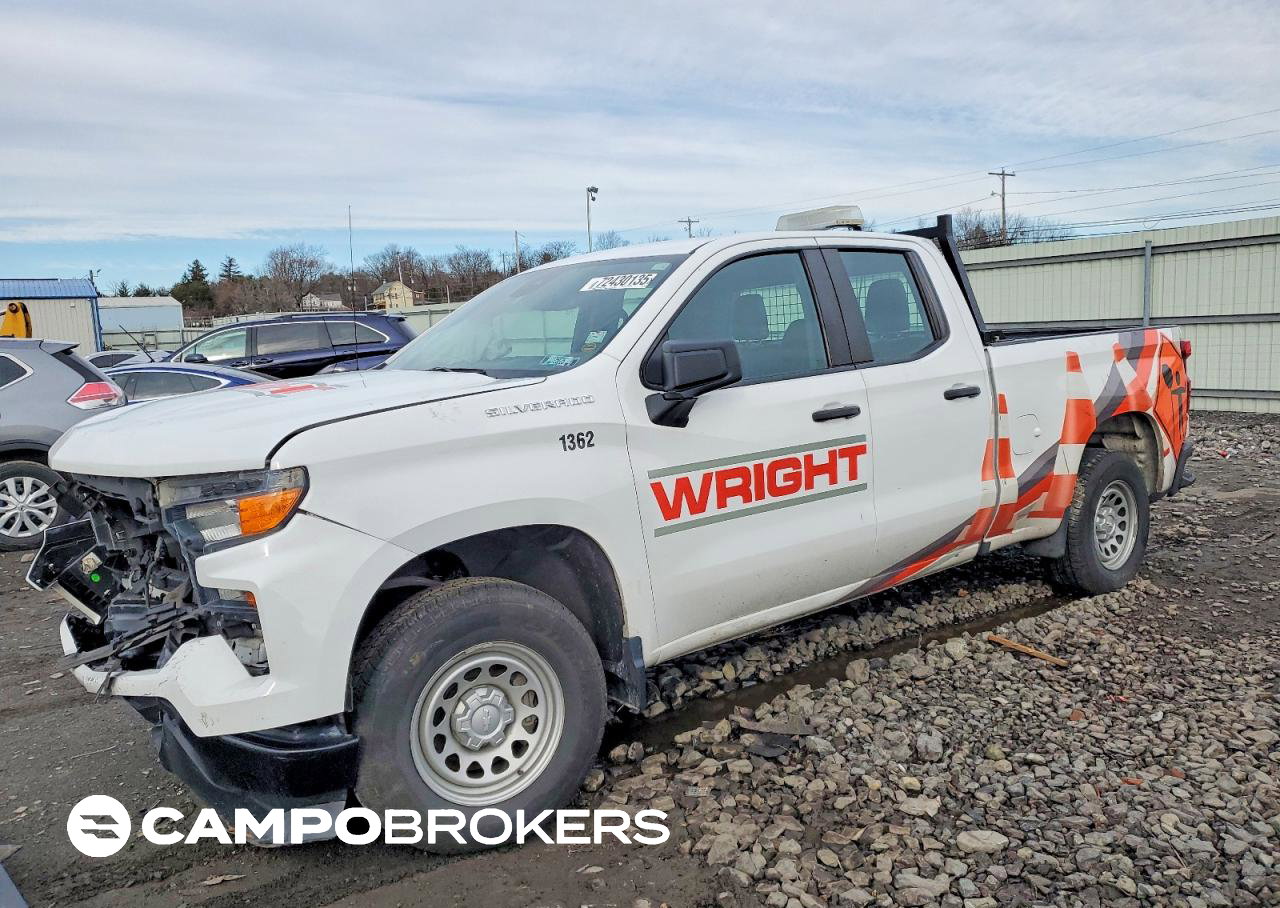 2022 Chevrolet Silverado C1500, daño Frontal, Copart lote 72430135
