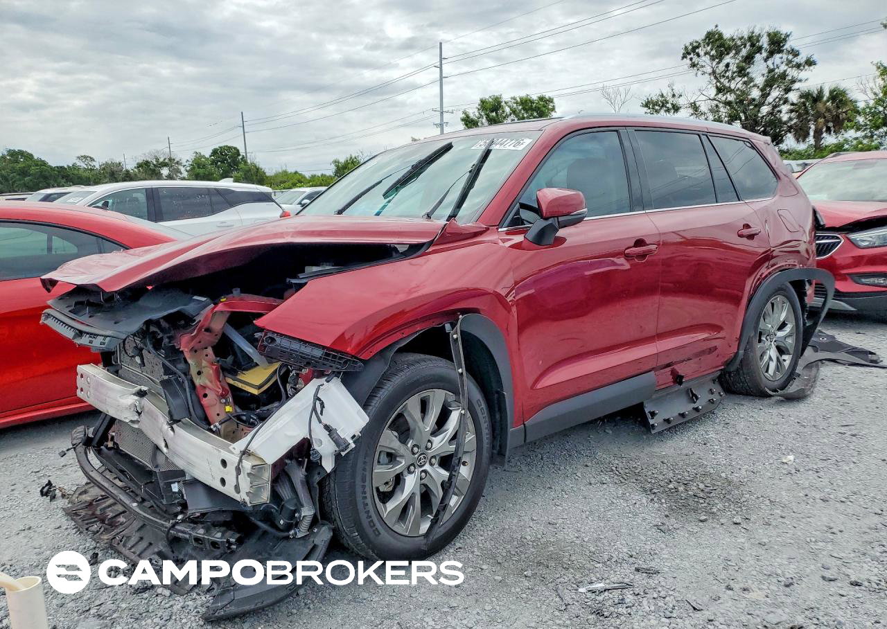 2025 Toyota Grand Highlander Hybrid Limited, пошкодження: Передня частина, Copart лот 56044776