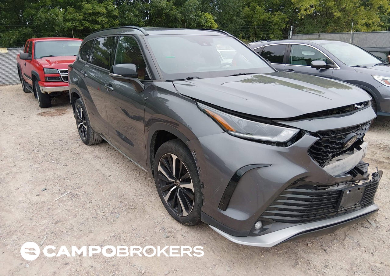 2021 Toyota Highlander Xse, пошкодження: Передня частина, Iaai лот 45810130
