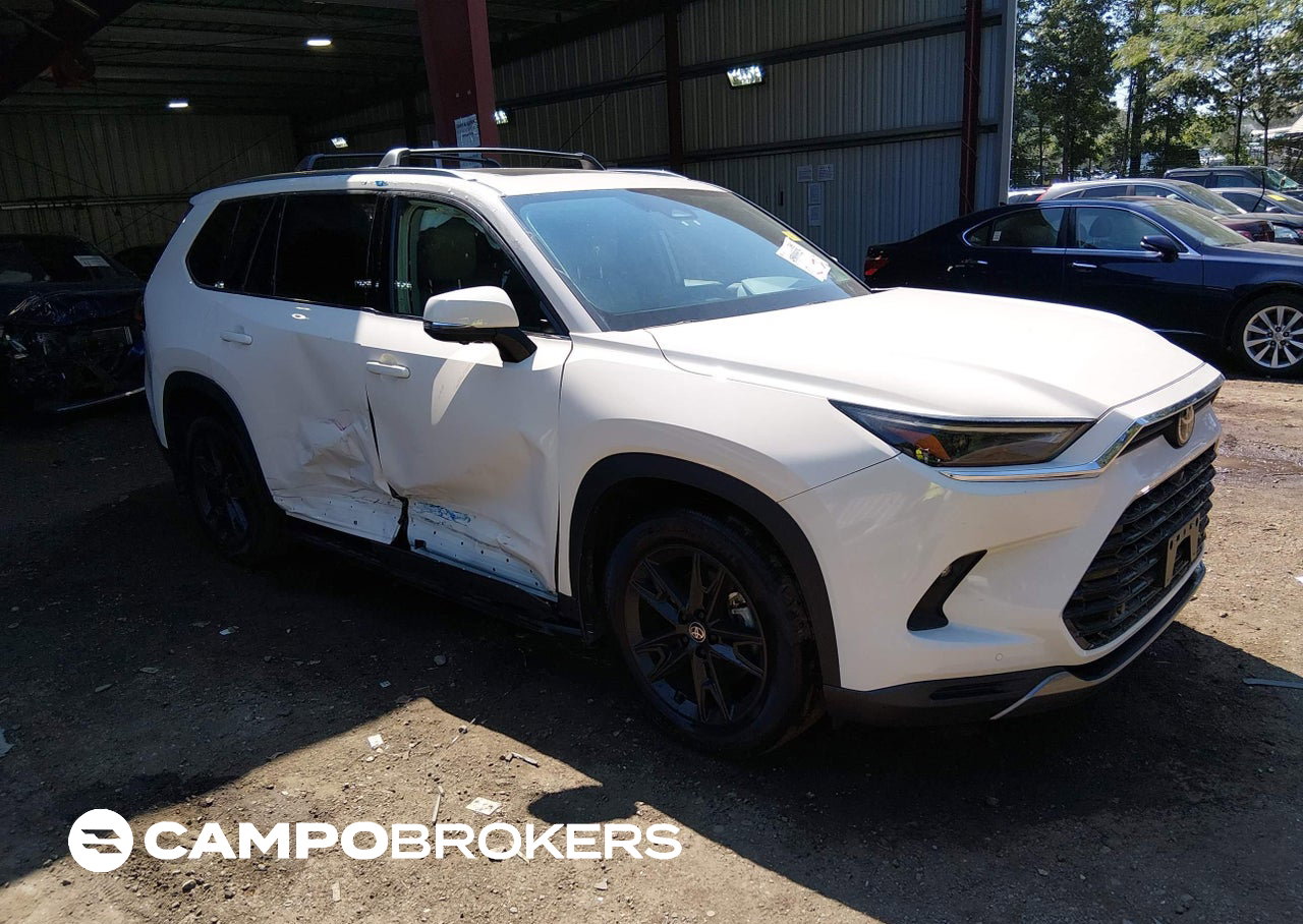 2024 Toyota Grand Highlander Hybrid Limited, Right Side damage, Iaai lot 45899525