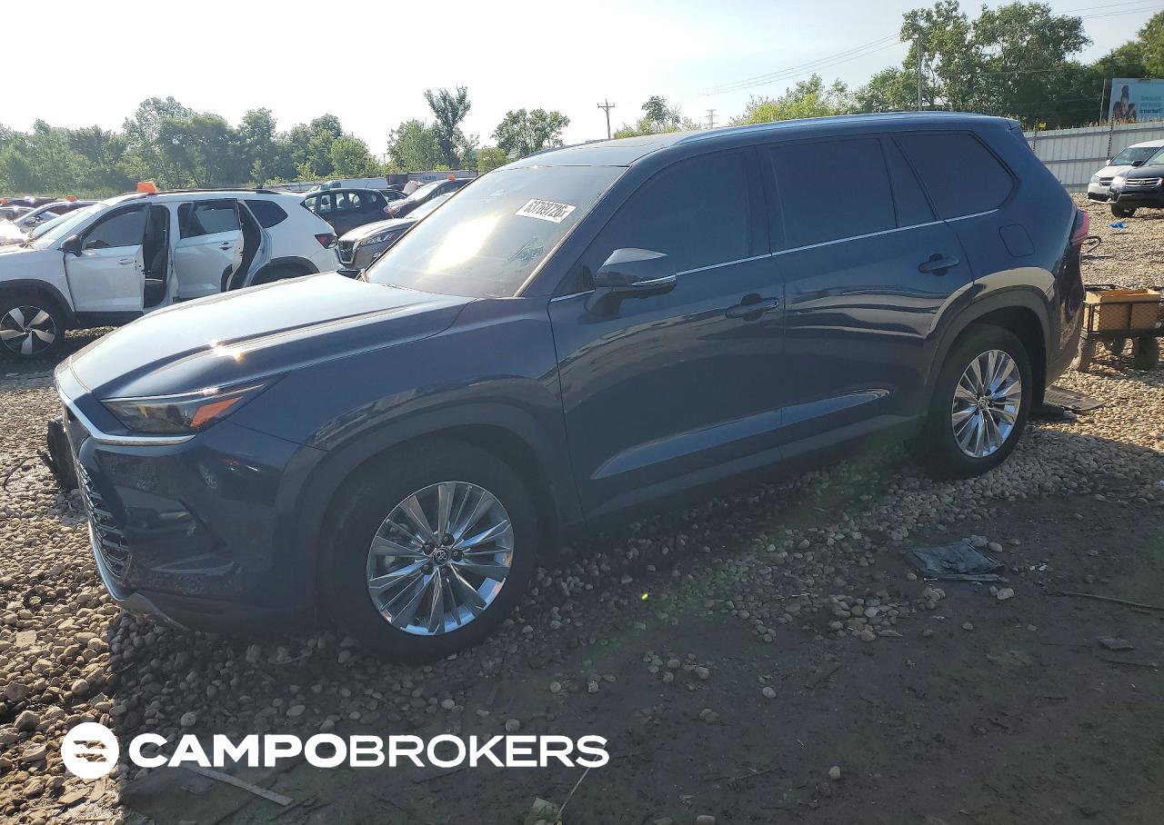 2024 Toyota Grand Highlander Platinum, пошкодження: Затоплення, Copart лот 63769726
