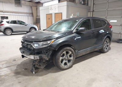 2019 Honda Cr-v Ex-l, Front End damage, Iaai lot 45702299, photo 2 of 17