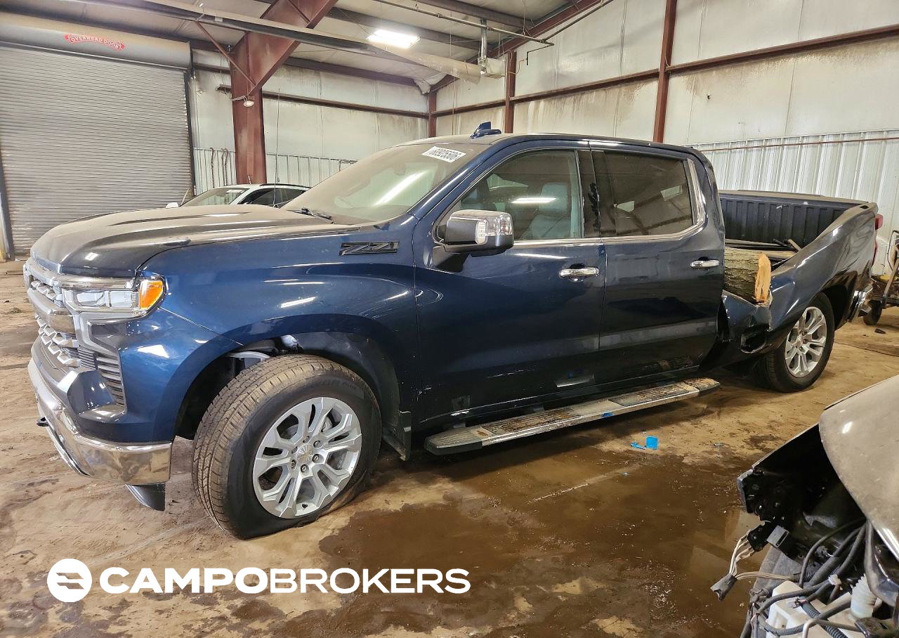 2023 Chevrolet Silverado K1500 Ltz, daño Trasero, Copart lote 60925506
