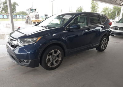 2019 Honda Cr-v Ex-l, daño Trasero, Iaai lote 45820901, foto 2 de 17