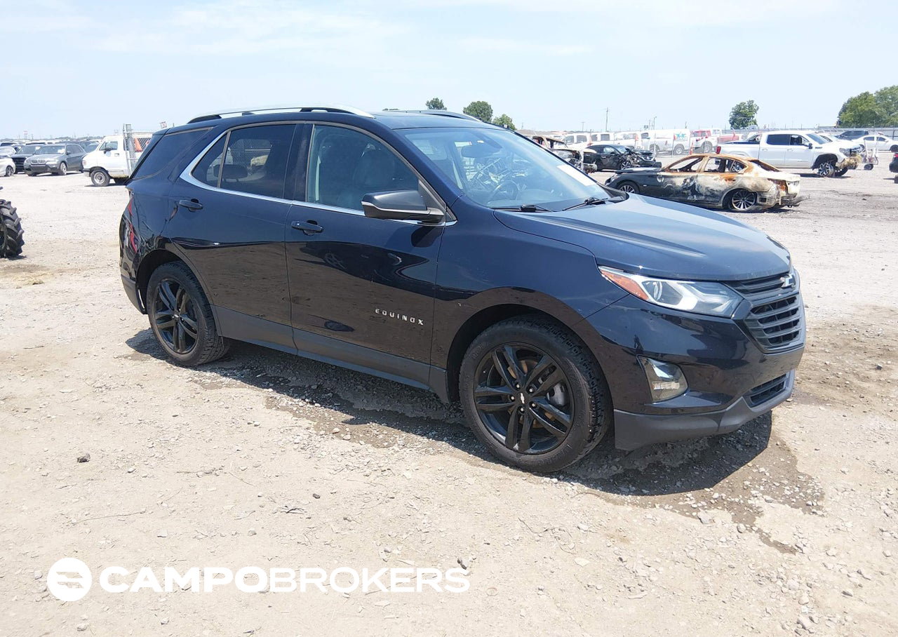 2020 Chevrolet Equinox Fwd Lt 2.0l Turbo, Rear damage, Iaai lot 45708486
