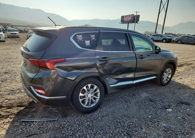 2020 Hyundai Santa Fe Se, Rear End damage, Copart lot 64036686, photo 3 of 14