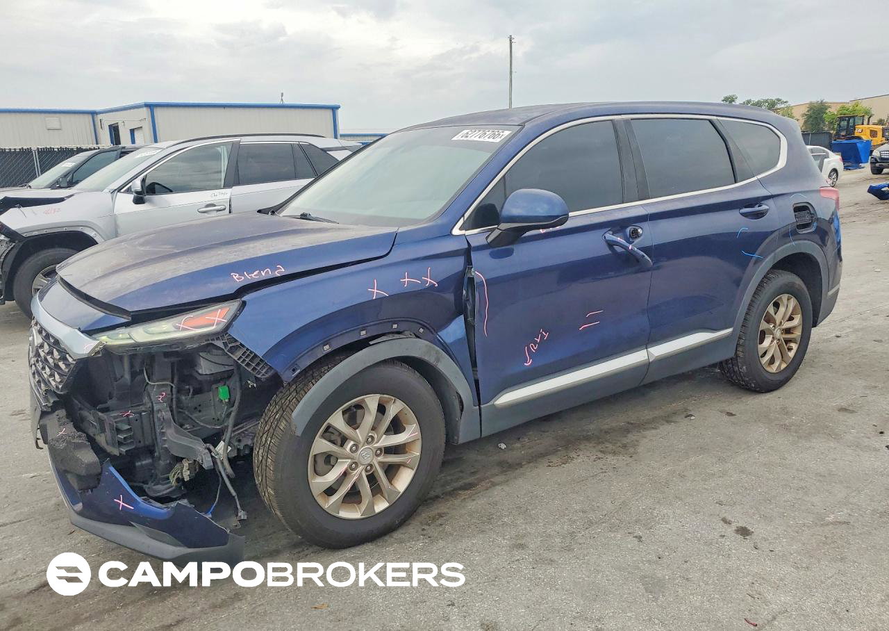2019 Hyundai Santa Fe Sel 2.4l, Front End damage, Copart lot 62776766