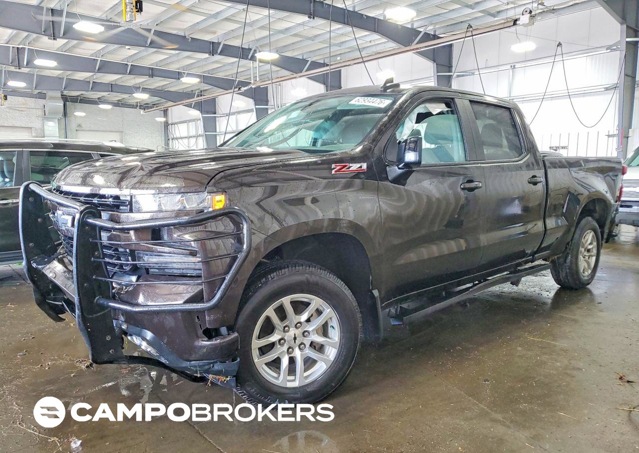 2019 Chevrolet Silverado K1500 Rst, uszkodzenie: Dachowanie, Copart lot 62934476