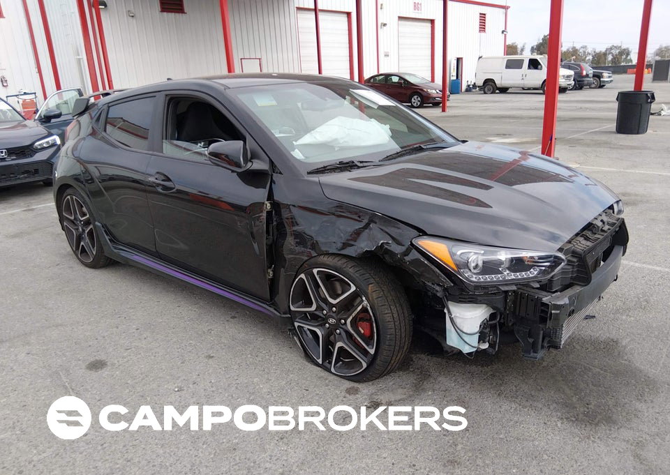 2022 Hyundai Veloster N, daño Frontal, Iaai lote 45621070