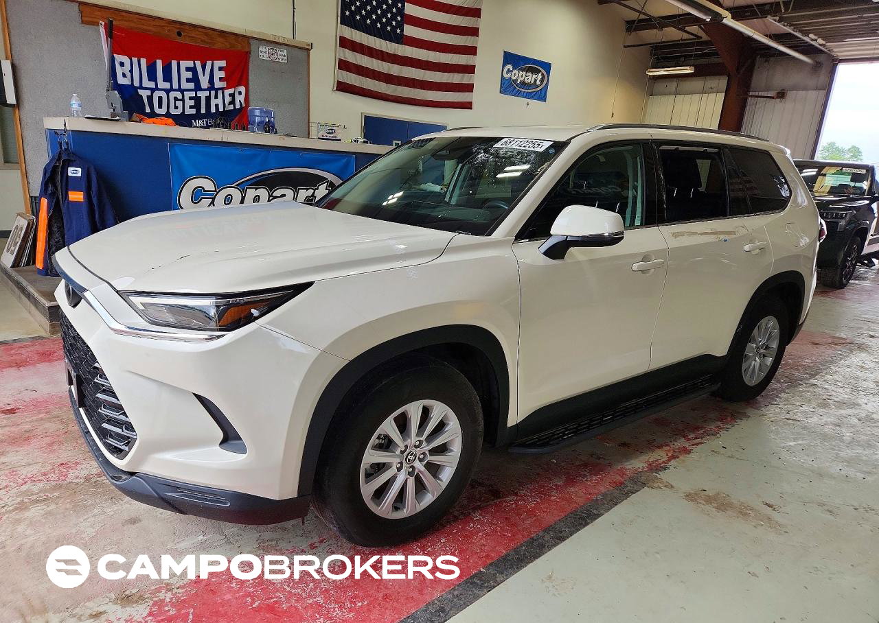 2024 Toyota Grand Highlander Xle, daño Vandalismo, Copart lote 68112255