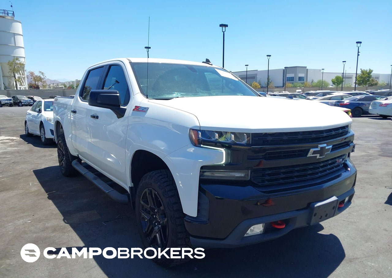 2021 Chevrolet Silverado 1500 4wd  Short Bed Lt Trail Boss, Theft damage, Iaai lot 45921190