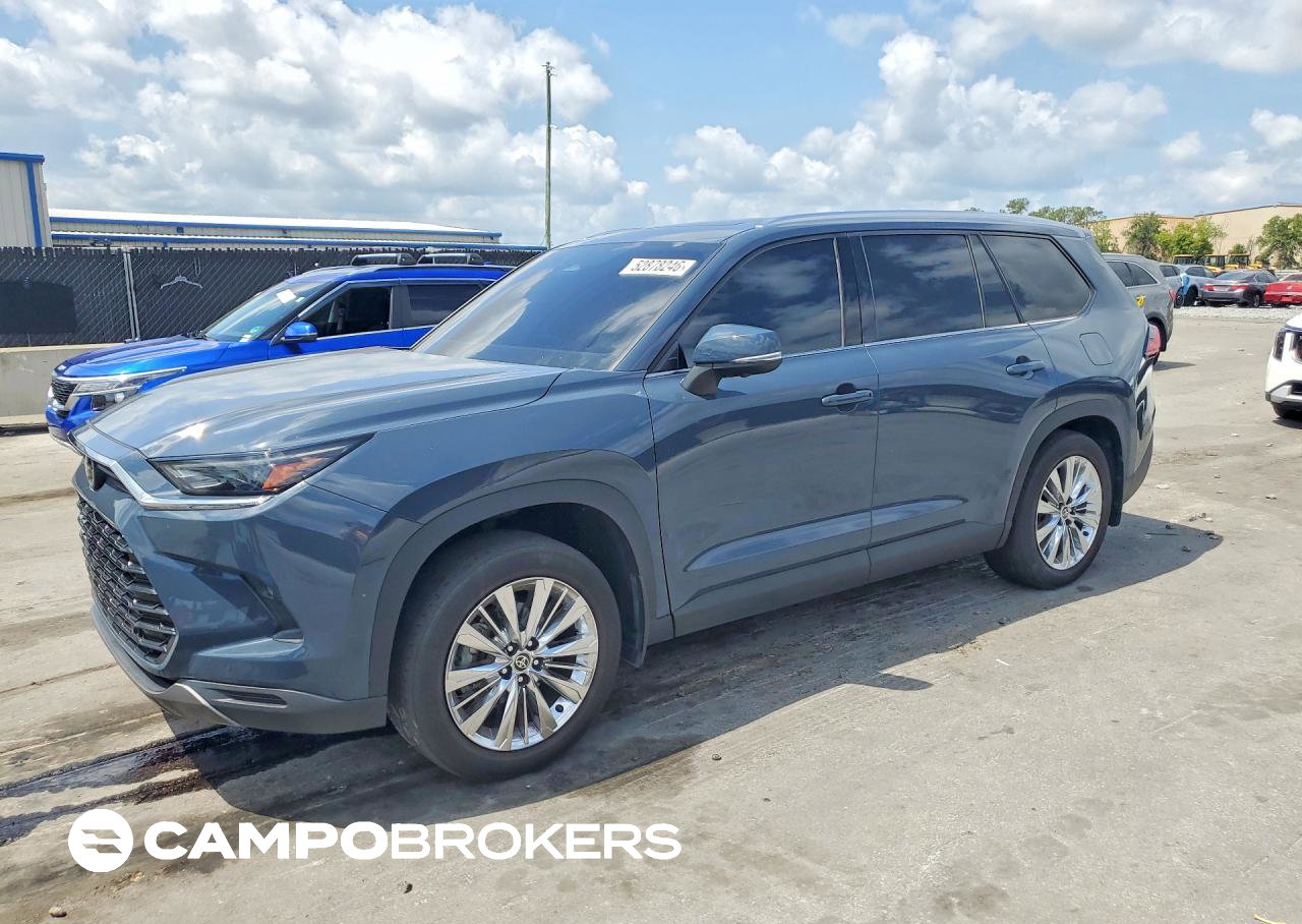 2024 Toyota Grand Highlander Platinum, пошкодження: Вандалізм, Copart лот 52878246