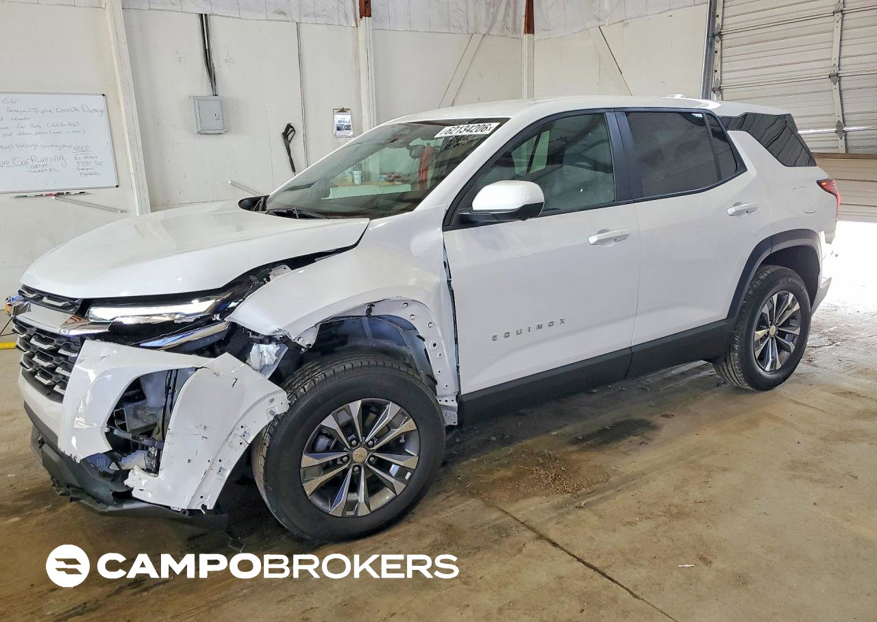 2026 Chevrolet Equinox Lt, daño Frontal, Copart lote 62134206