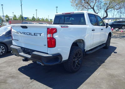 2021 Chevrolet Silverado 1500 4wd  Short Bed Lt Trail Boss, Theft damage, Iaai lot 45921190, photo 4 of 16