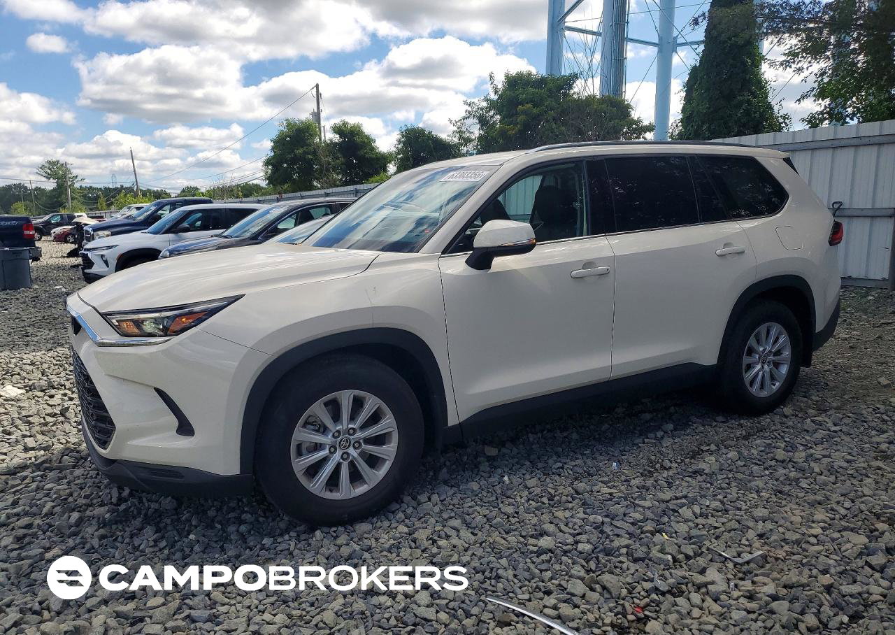 2024 Toyota Grand Highlander Xle, daño Vandalismo, Copart lote 63303356